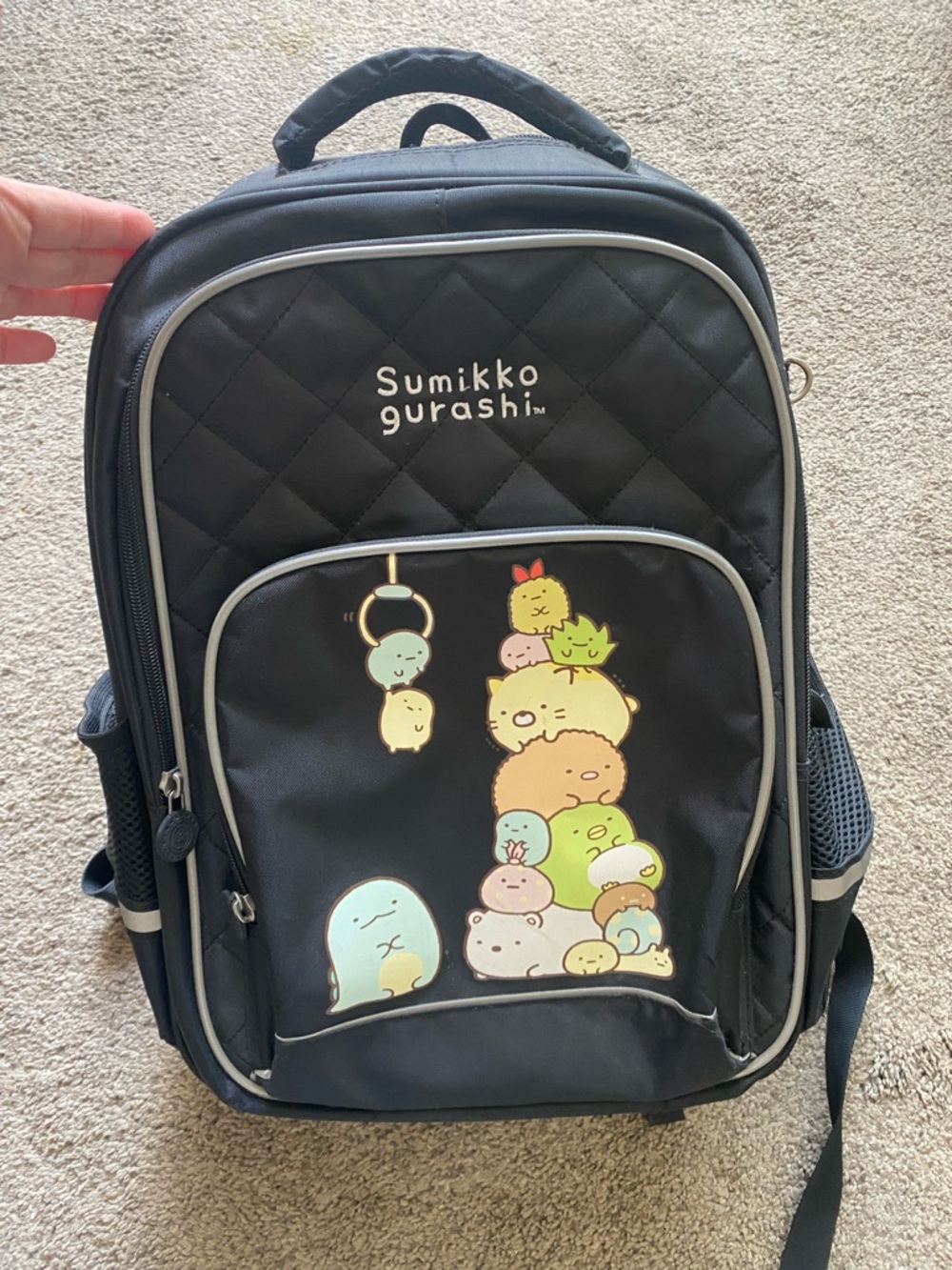 Sanrio Sumikko Gurashi Black XL Kids Backpack - Picture 2 of 9